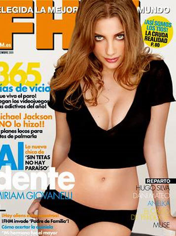 Miriam Giovanelli muy sexy para FHM