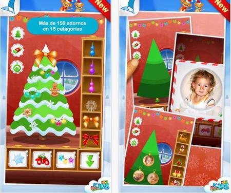 Crea tu propio árbol de Navidad con la aplicación 123 Kids Fun Christmas Tree