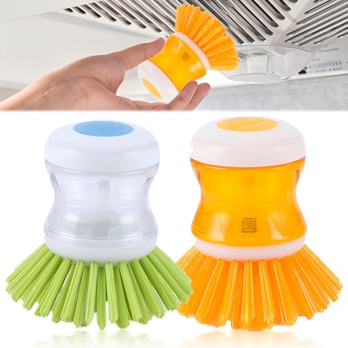 behone 2 cepillos para lavavajillas rellenables