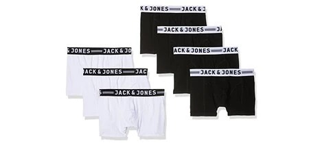 Pack de siete bóxer para hombre de Jack & Jones desde 28,46 euros en Amazon 
