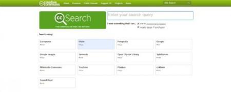 Encuentra contenido Creative Commons en varios servidores con CC Search