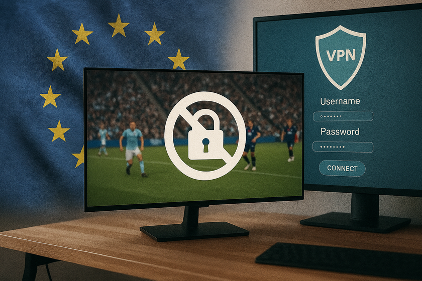 El fútbol europeo pide exportar los bloqueos de Internet de LaLiga a toda la UE, y que las VPN tengan que vigilar a sus usuarios