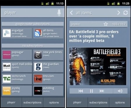 WebTalks 2.0 para Android renueva su interfaz mientras te da las noticias de viva voz