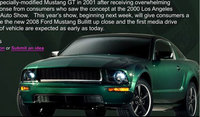 Primera imagen ¿oficial? del Ford Mustang Bullitt