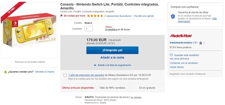 Nintendo Switch Lite Mediamarkt