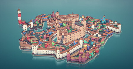 Porque no todo en el videojuego es violencia y sangre; Townscaper estrena demo gratis y demuestra que podemos encontrar la paz construyendo una bonita aldea