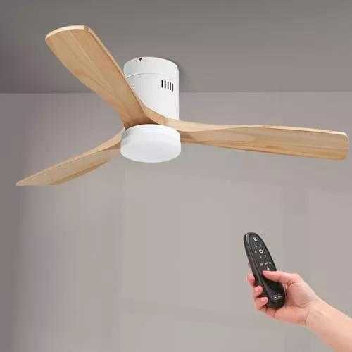 M mimotec - Ventilador de Techo Led Energy 48W Blanco
