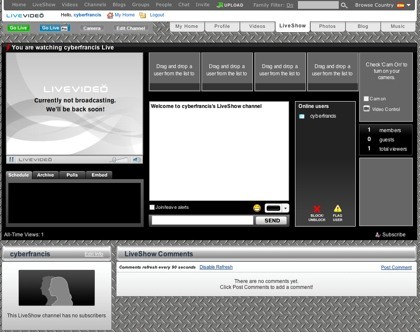 LiveVideo también ofrece servicio de canales de televisión por Internet