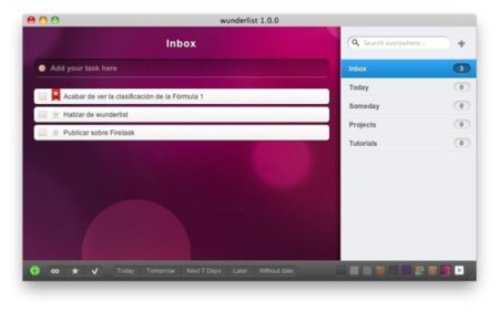 wunderlist un gestor de tareas especial y gratuito