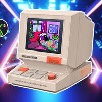 Parece mini PC retro, pero es una bocina para computadora con pantalla totalmente funcional y tiene descuento en Amazon 