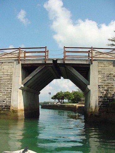 El puente levadizo más pequeño del mundo está en las Bermudas