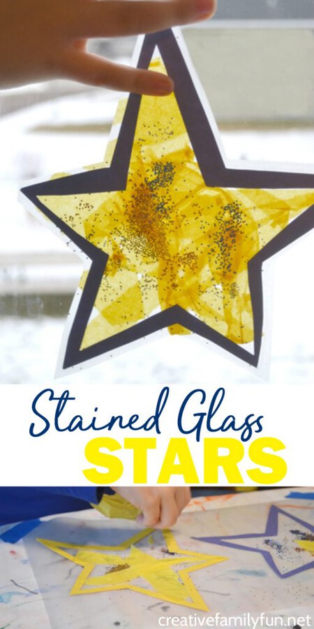 Stainedglassstarspincollagecreativefamilyfun 512x1024