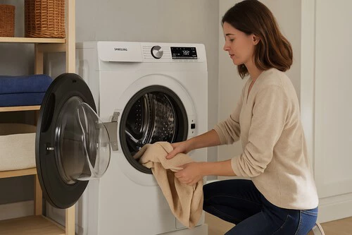 usando una secadora Samsung