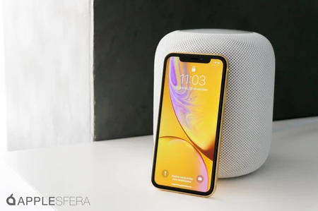 iPhone XR と HomePod