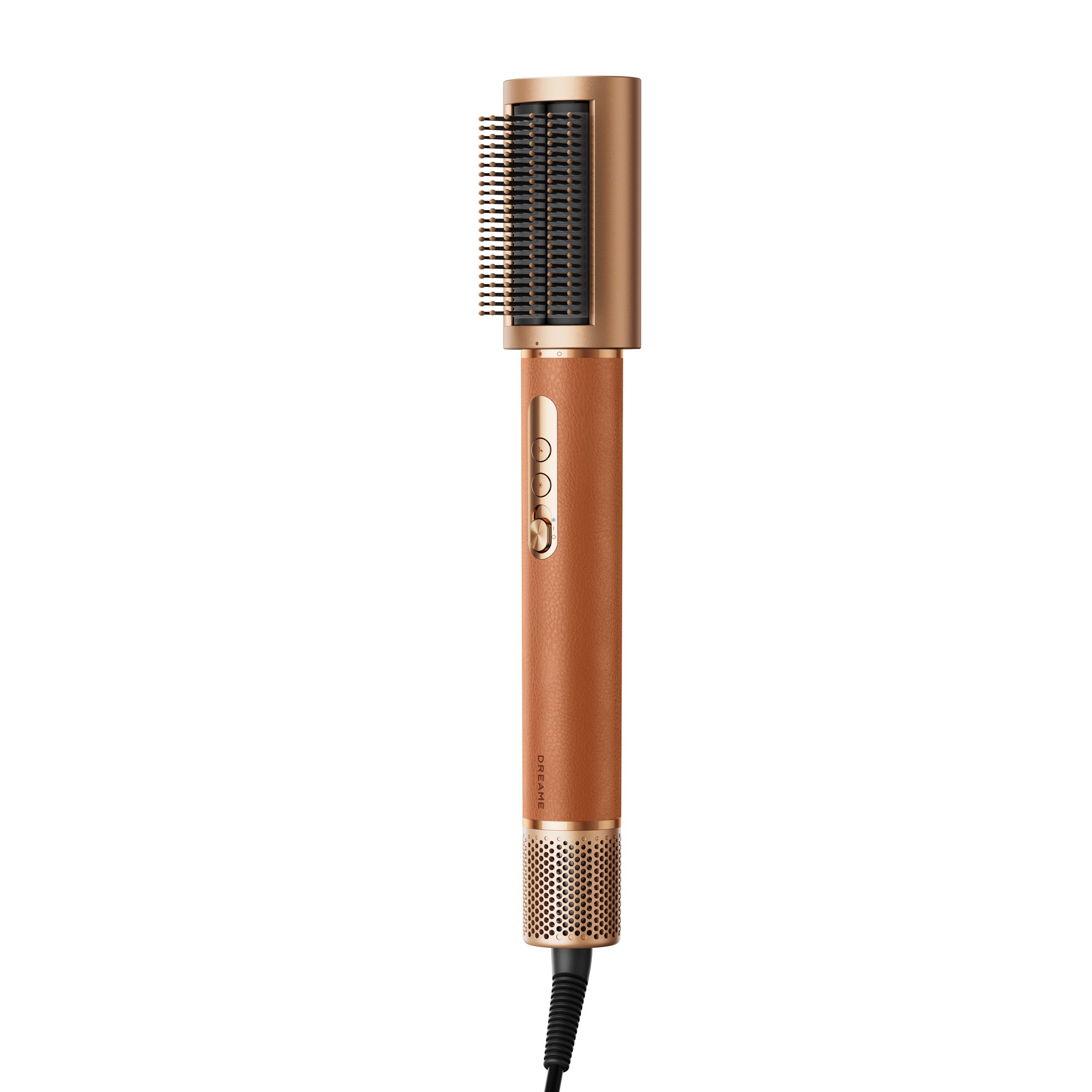 Moldeador de pelo Dreame Airstyle Pro 7 en 1. Flujo de aire de alta velocidad para un moldeado eficaz, diseño con textura de cuero. Precio original: 299€.