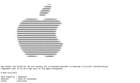 El lado más hacker de Apple: usan una web oculta para contratar a ingenieros de infraestructuras en la nube