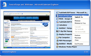 Liberado TaskSwitchXP Pro 2.05