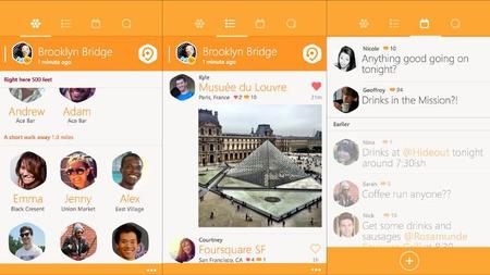 Swarm, la aplicación de Foursquare para hacer check-in, ya disponible para Windows Phone 8.1