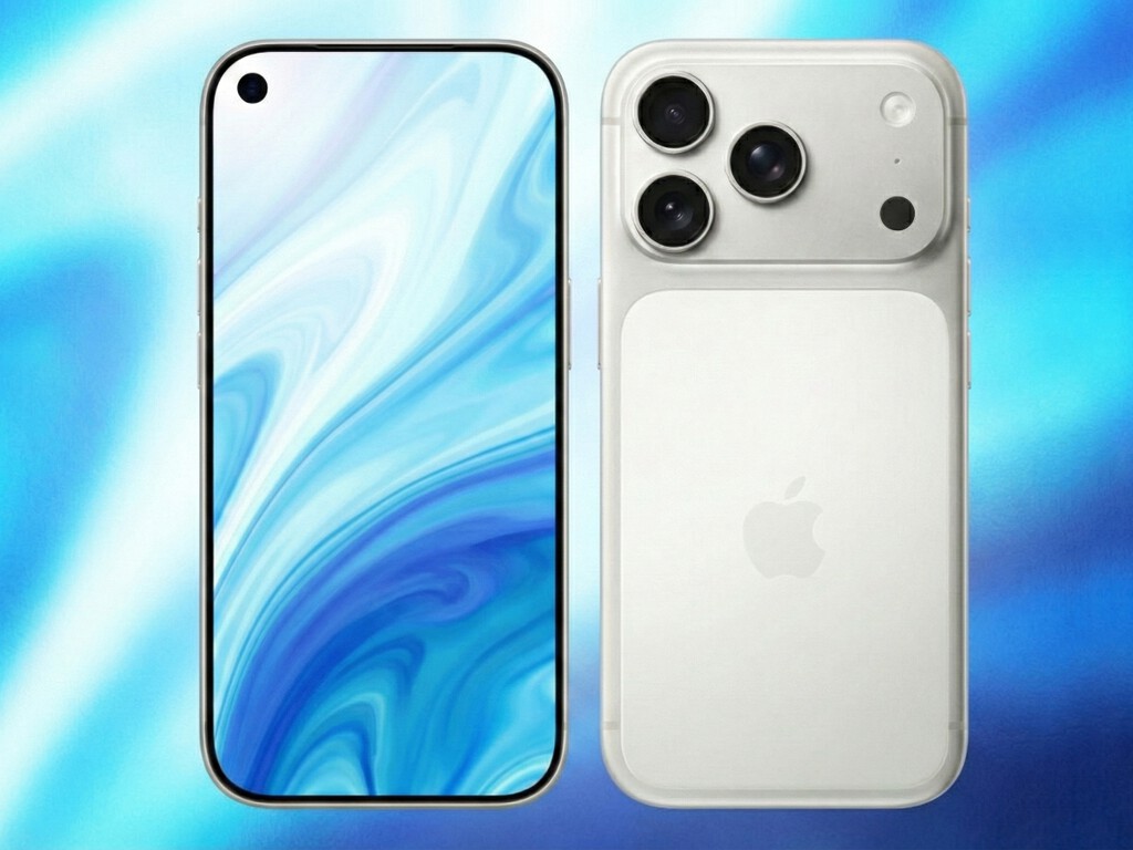 Se filtran los primeros renders del iPhone 18 Pro con un cambio inédito: la cámara frontal abandona el centro de la pantalla