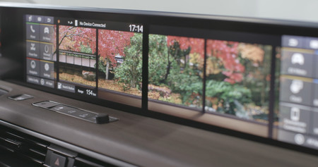 Honda e interior digital