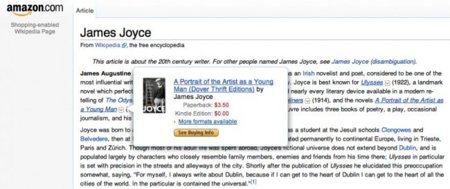 La Wikipedia comercial, patrocinada por Amazon