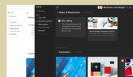 Walling parece un hijo de Notion y Pocket: guarda y organiza ideas, URLs e imágenes desde el navegador