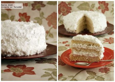 Pastel de coco merengado. Receta