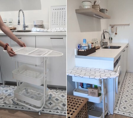 Centro de planchado ikea hacks