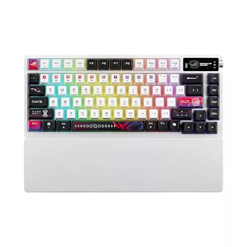ASUS ROG Azoth X - Teclado Gaming mecánico inalámbrico de 75%
