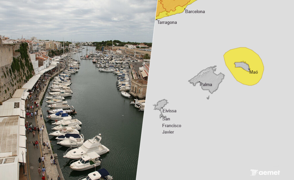 Al calor y las tormentas extremas de verano en Menorca, AEMET acaba de sumar un riesgo más: los "meteotsunamis" 