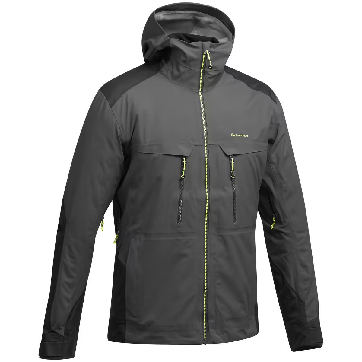 Chaqueta impermeable de montaña y trekking Hombre Quechua MH900 Negro

