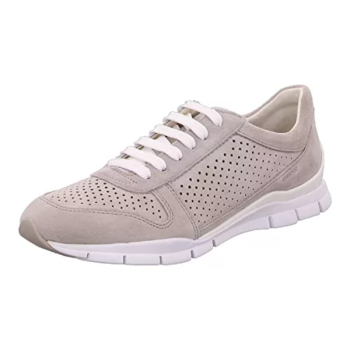 Geox D Sukie B, Sneakers Mujer, Light Grey 01, 38 EU