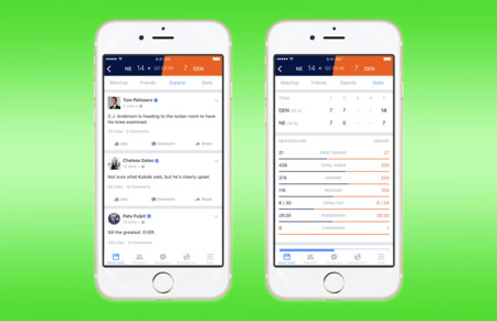 Facebook quiere que vivas los deportes en directo con Facebook Sports Stadium