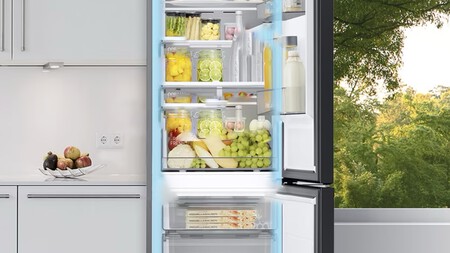 frigorífico Samsung abierto