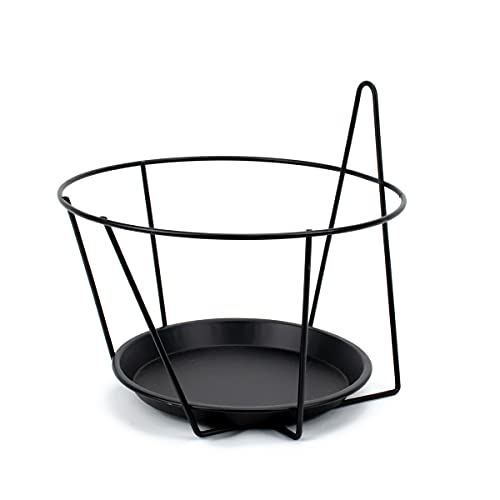 BESCH Soporte de Macetas de Estilo Pared para salón, habitación, balcón y jardín. (22cm/8,6", Grande)