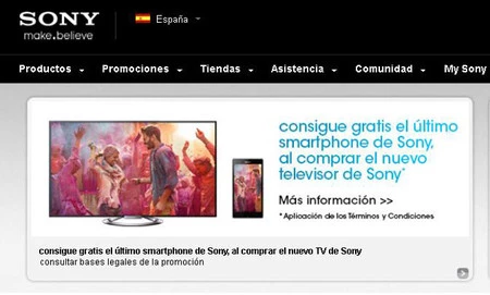 Sony te regala un smartphone Xperia con la compra de un televisor Bravia