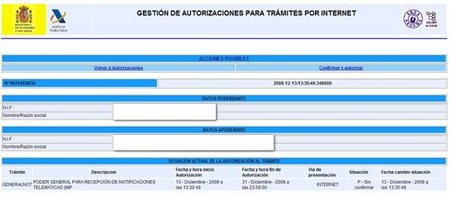 autorización apoderado