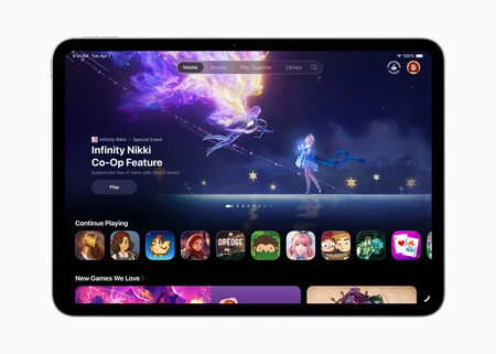 Aplicación "Games" en iPadOS 26