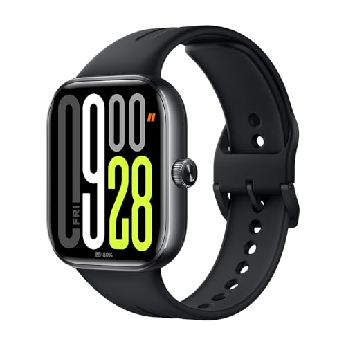 Xiaomi Redmi Watch 5 Silver Gray, Llamadas Bluetooth, Pantalla AMOLED 2.07", Monitor de frecuencia cardíaca, Monitorización de sueño, Cancelación del Ruido, Control de la cámara, Negro (Versión ES)