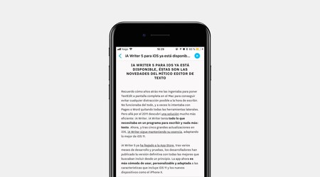 iA Writer 5 para iOS ya está disponible, éstas son las novedades del mítico editor de texto