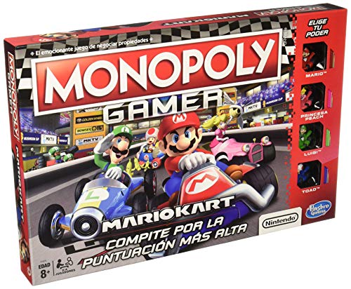 Hasbro Gaming, Monopoly Edición Mario Kart, Nintendo