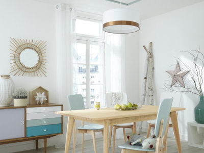 ¿Te gusta el estilo Nórdico pero te aburre el blanco? Añade menta y cobre