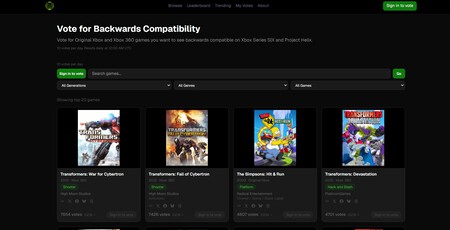 Xbox Movimiento Fans Clasicos Lista