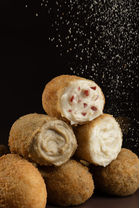 Croquetas Jamon Boletus Y Bacalao