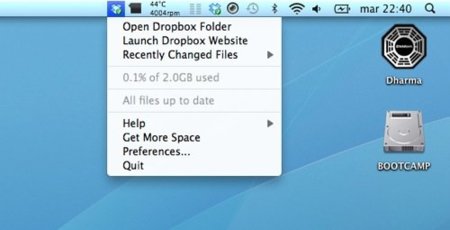 Ejecutar dos cuentas de Drop Box a la vez