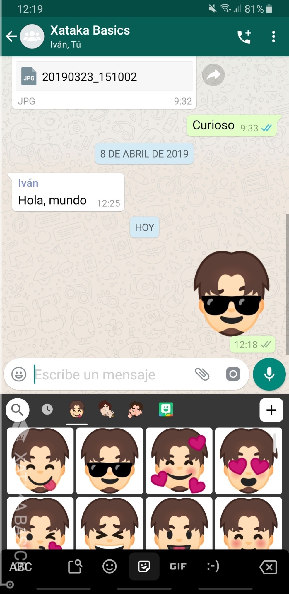 Cómo crear emojis en tu cara en Android e iOS para luego usarlos en