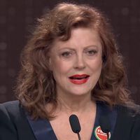 Susan Sarandon en los Goya: "La lucidez moral de Pedro Sánchez me ayuda a sentirme menos sola en medio de la represión y el caos" 