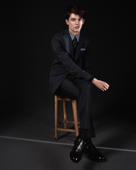 Roel Nabuurs protagoniza el lookbook para este invierno de Gucci Su Misura