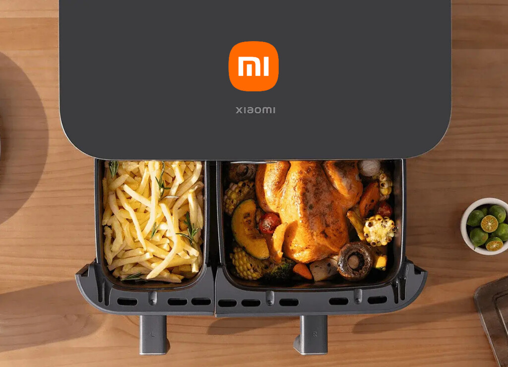 Xiaomi reinventa sus freidoras de aire y estrena su primer modelo Dual con el que puedes cocinar dos platos al mismo tiempo 