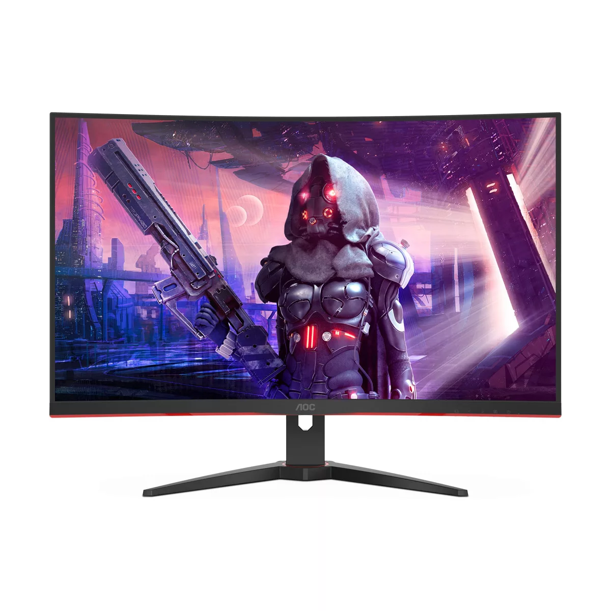 Monitor PC Gaming 80 cm (31,5") AOC C32G2AE/BK, 165Hz, Curvo Full HD, FreeSync Premium